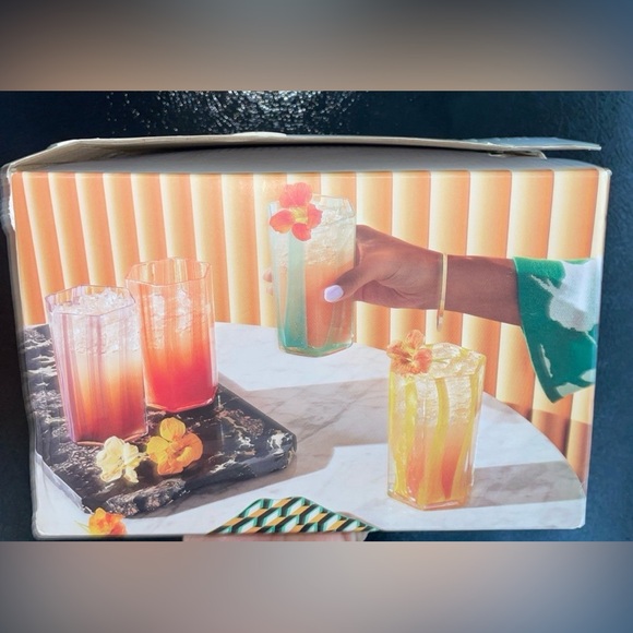 24HR DROP ⬇️ DVF X Target 4PC Tall Glass Drinkware Set - Picture 3 of 4